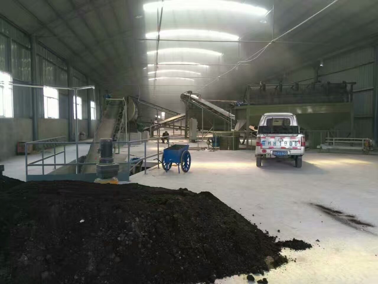 年前規劃有機肥設備，年后投產正當時